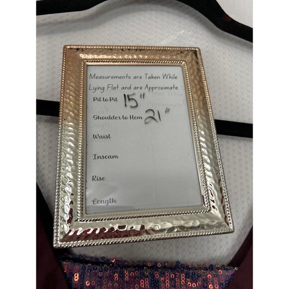 Free People Intimacy Womens Turn it On Plum Sequins Cami Swing Womens Top XS NWT - Picture 10 of 11